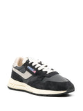 Autry Reelwind panelled suede - Black and Gray