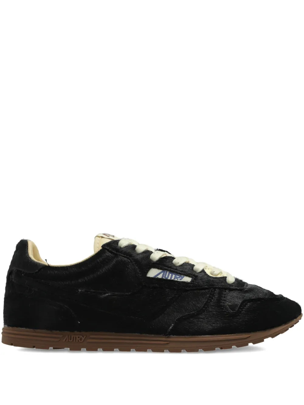 Autry Reelwind panelled suede - Black
