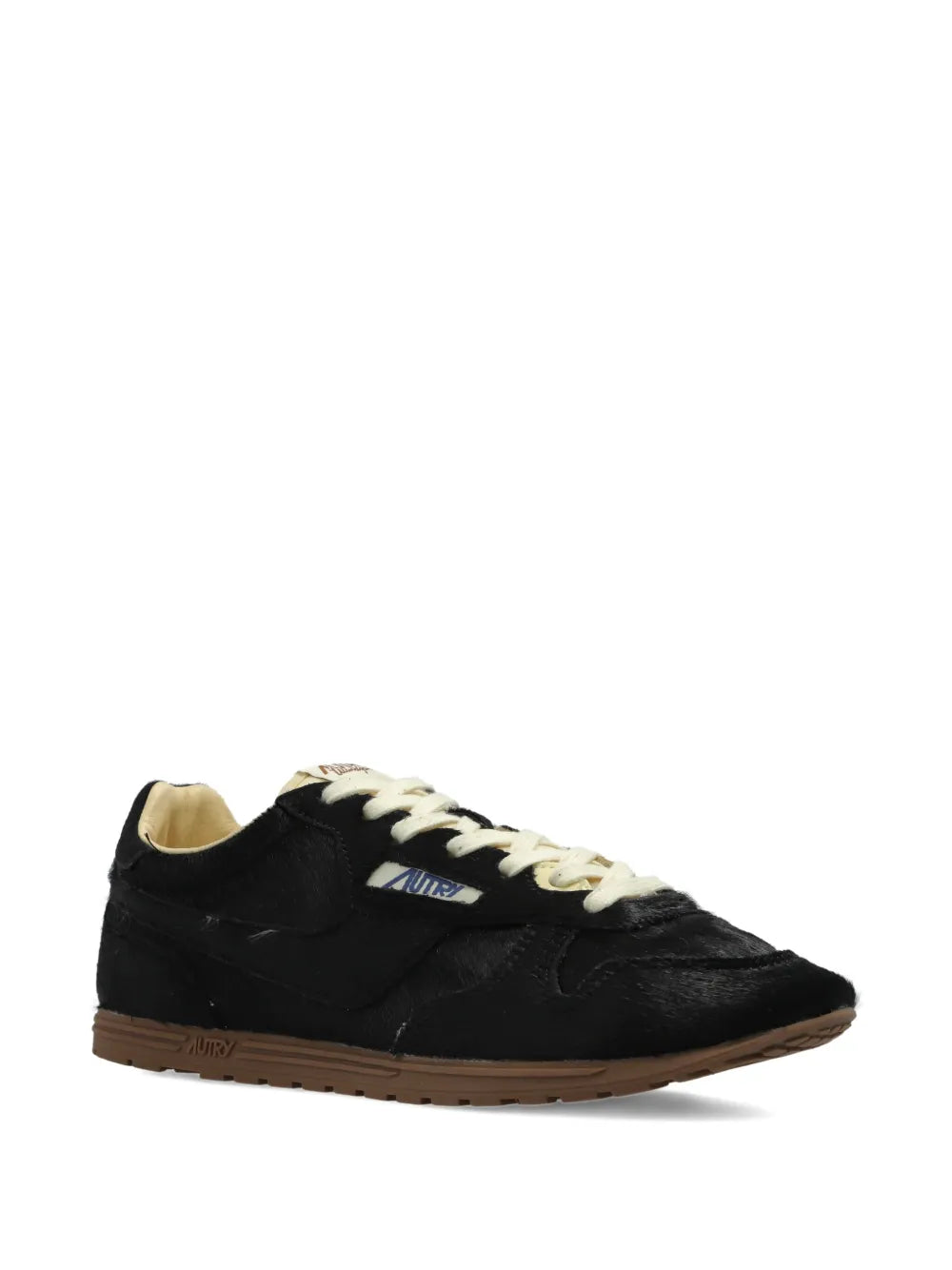 Autry Reelwind panelled suede - Black
