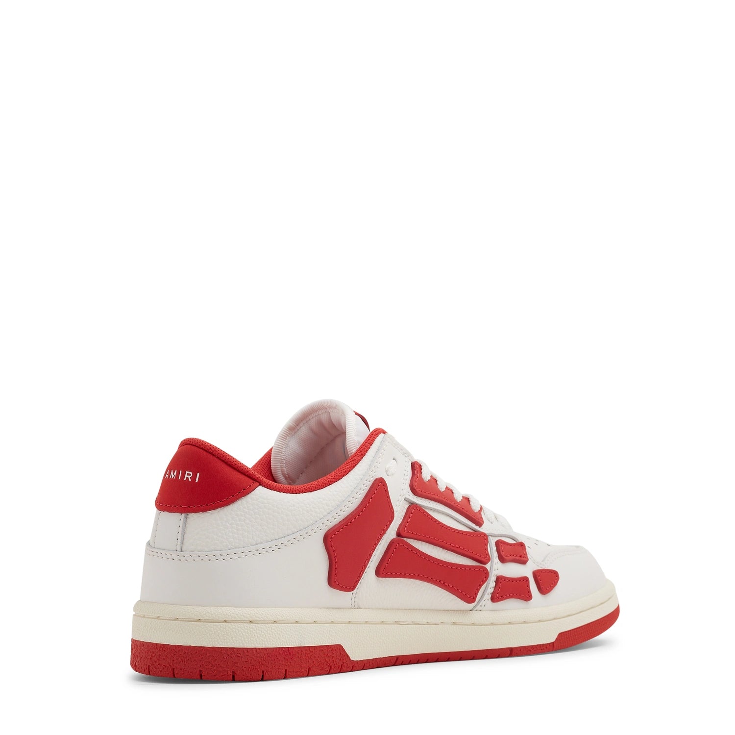 AMIRI Skel Top Low - White and Red